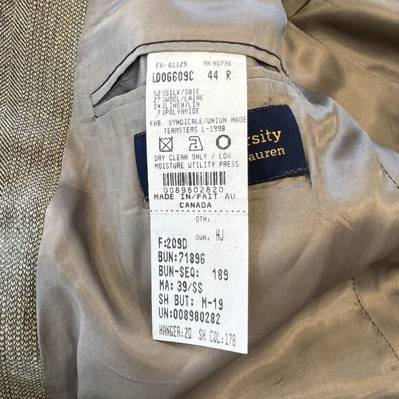 polo university club blazer Wool Size 44R - Picture 5 of 5